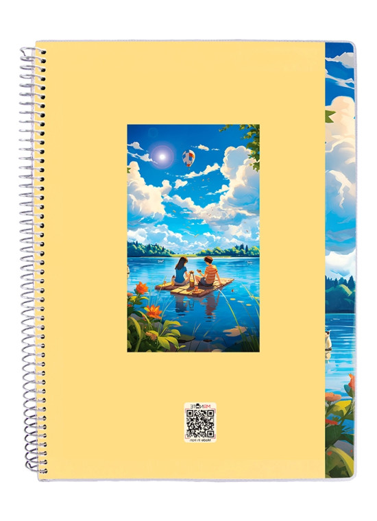 دفتر 80 برگ مجلد سیمی مسترنوت