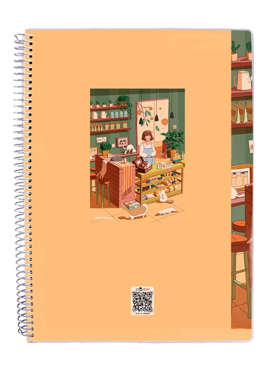 دفتر 80 برگ مجلد سیمی مسترنوت