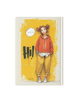 دفتر یادداشت جیبی مسترنوت طرح دختر خجالتی