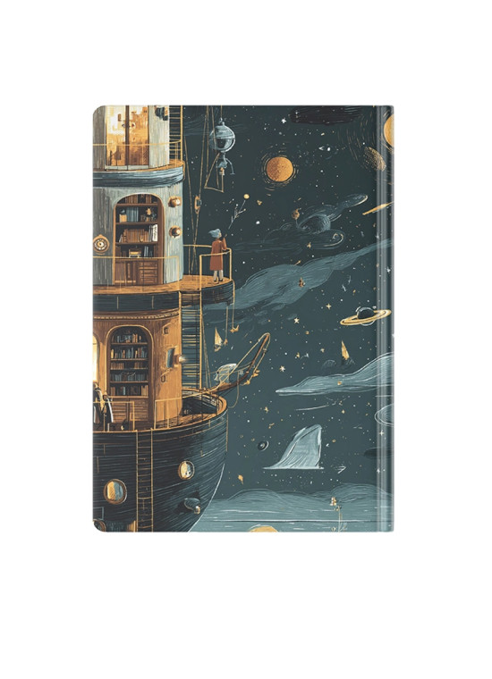 دفتر یادداشت جیبی مسترنوت طرح کشتی فضایی