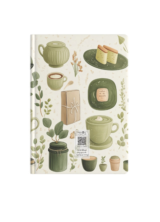 دفتر یادداشت جیبی مسترنوت طرح آرامش سبز