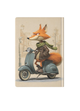 دفتر یادداشت جیبی مسترنوت طرح آقای روباه و وسپای آبی