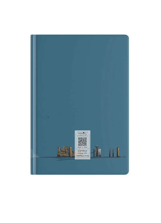 دفتر یادداشت جیبی مسترنوت طرح ساحل و نور فانوس