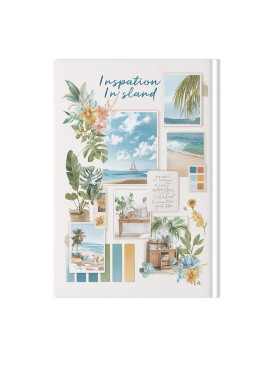 دفتر یادداشت جیبی مسترنوت طرح جزیره و ساحل آبی