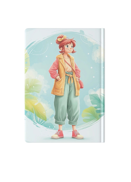 دفتر یادداشت جیبی مسترنوت طرح دختر مو قرمز