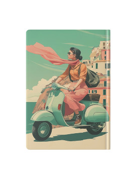 دفتر یادداشت جیبی مسترنوت طرح دختر وسپاسوار آمالفی