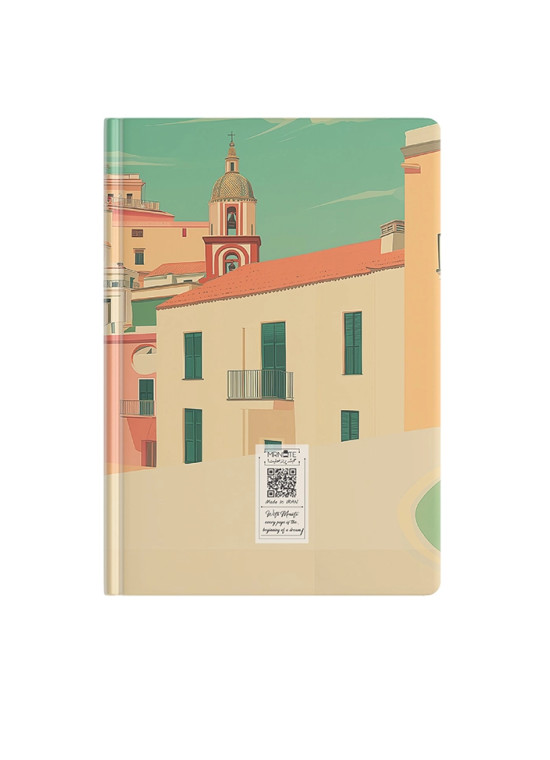 دفتر یادداشت جیبی مسترنوت طرح دختر وسپاسوار آمالفی