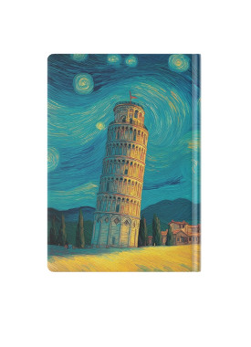 دفتر یادداشت جیبی مسترنوت طرح شب پرستاره پیزا