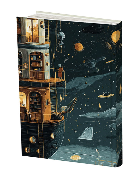 دفتر خط دار رقعی مسترنوت طرح کشتی فضایی