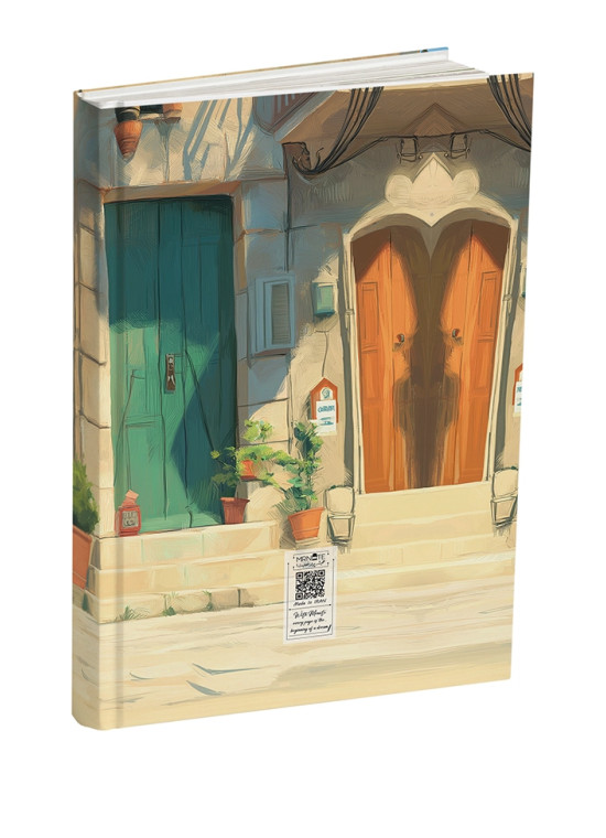 دفتر خط دار رقعی مسترنوت طرح پسرک موتور سوار