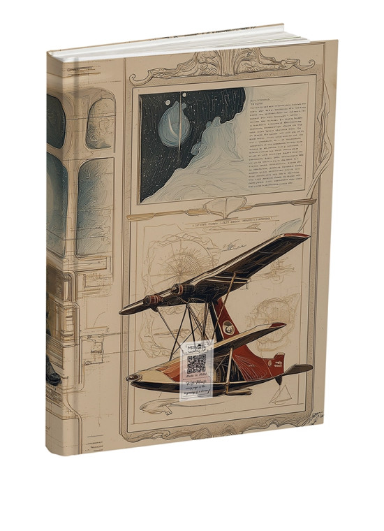 دفتر خط دار رقعی مسترنوت طرح رویاهای پرواز