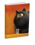 دفتر خط دار رقعی مسترنوت طرح گربه سیاه میو مود