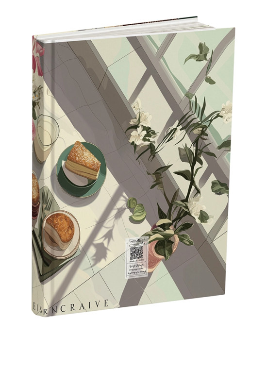 دفتر پیک نیک آفتابی | ۱۲۰ برگ بالکی جلد سخت | لاکچری