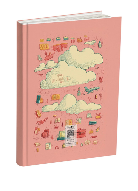 دفتر خط دار N-35 | طرح TRAVEL | ۱۰۰ برگ