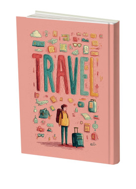 دفتر خط دار N-35 | طرح TRAVEL | ۱۰۰ برگ