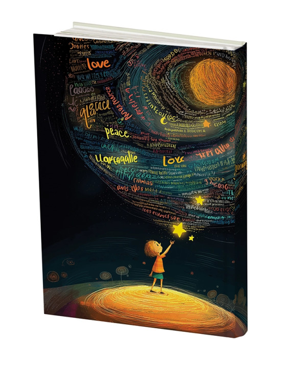 دفتر خط‌دار کد N-36 مستر نوت | طرح کهکشان آرزوها