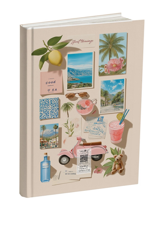 دفتر پلنر رقعی مستر نوت - طرح تعطیلات صورتی | برنامه ریزی فانتزی