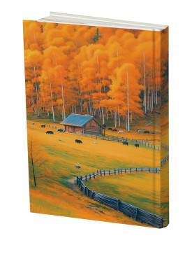 دفتر پلنر رقعی مستر نوت - طرح پاییز طلایی | برنامه ریزی فانتزی A5