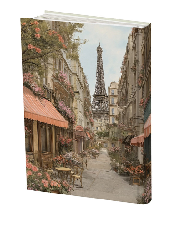 دفتر پلنر رنگی مستر نوت | طرح کافه پاریس | چاپ تمام رنگی