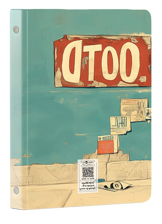 کلاسور 26 حلقه مستر نوت طرح استریت استایل | Mr Note Street Style