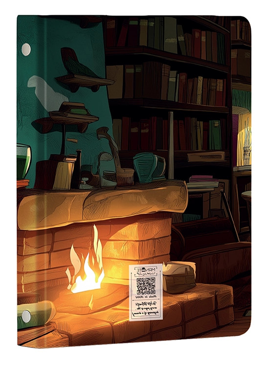 کلاسور ۲۶ حلقه طرح دونالد گانگستر مدل N-27 | خرید کلاسور فانتزی خاص و باکیفیت