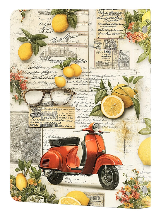 کلاسور 26 حلقه کد N-21 طرح تعطیلات لیمویی