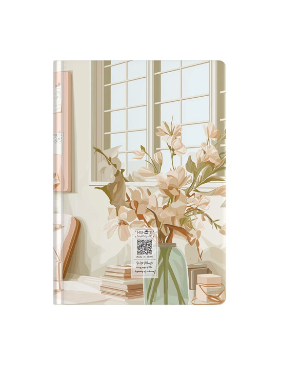 پلنر رنگی جیبی مستر نوت کد N-23 طرح دختر کتابخوان | Mr. Note