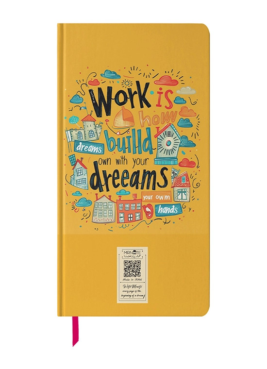 دفتر یادداشت پالتویی مستر نوت کد N-37 طرح گربه کارآفرین | Mr. Note