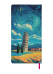 دفتر یادداشت پالتویی کد N-24 طرح شب پرستاره پیزا