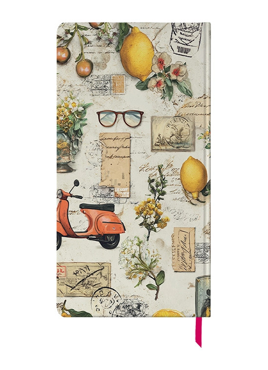 دفتر یادداشت پالتویی کد N-21 طرح تعطیلات لیمویی