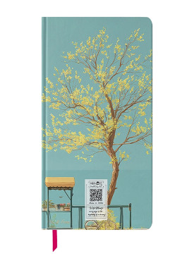 دفتر یادداشت پالتویی کد N-16 طرح کافه یونانی