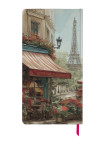 دفتر یادداشت پالتویی کد N-31 طرح کافه پاریس