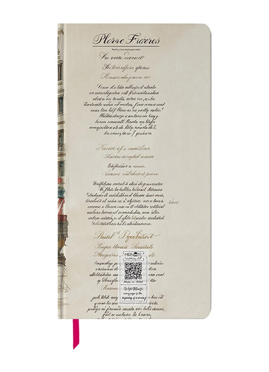 دفتر یادداشت پالتویی N-31 | طرح کافه پاریس | ۱۰۰ برگ