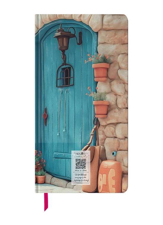 دفتر یادداشت پالتویی N-05 | طرح پسرک موتور سوار | ۱۰۰ برگ