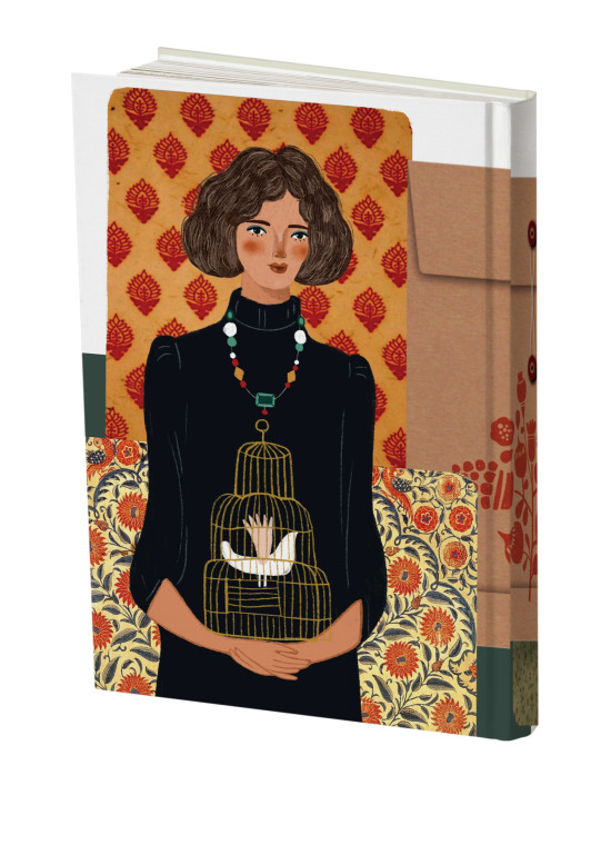 سررسید سال 1405 کد 113 طرح قالیچه پرنده