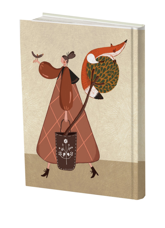 سررسید سال 1405 کد 115 طرح دختر و روباه