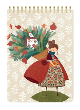 دفتر شطرنجی یادداشتی سایز 1/8 کد 06