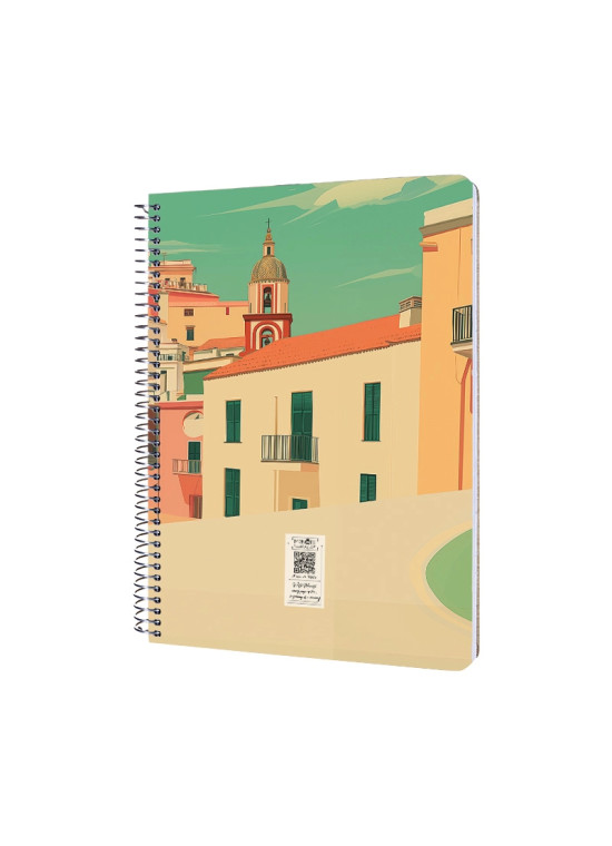 سررسید سیمی ۱۴۰۵ کد N-15 مستر نوت | طرح دختر وسپاسوار آمالفی