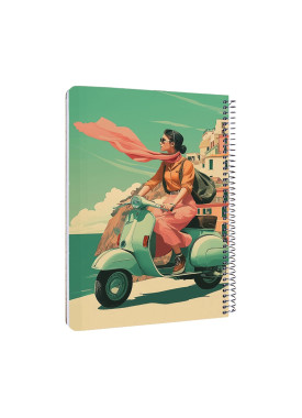 سررسید سیمی سال 1405 کد N-15 طرح دختر وسپاسوار آمالفی