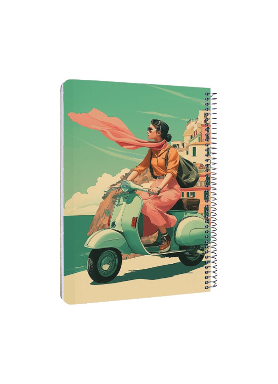 سررسید سیمی سال 1405 کد N-15 طرح دختر وسپاسوار آمالفی