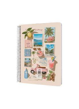 سررسید سیمی سال 1405 کد N-13 طرح تعطیلات صورتی