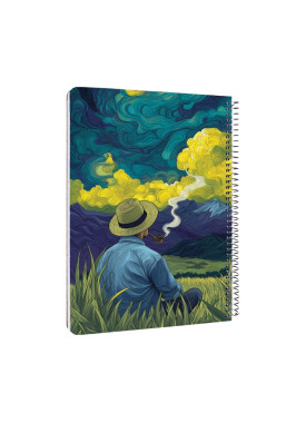 سررسید سیمی سال 1405 کد N-10 طرح ونکوک و آسمان پرستاره