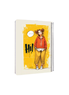 سررسید سیمی سال 1405 کد N-01 طرح دختر خجالتی