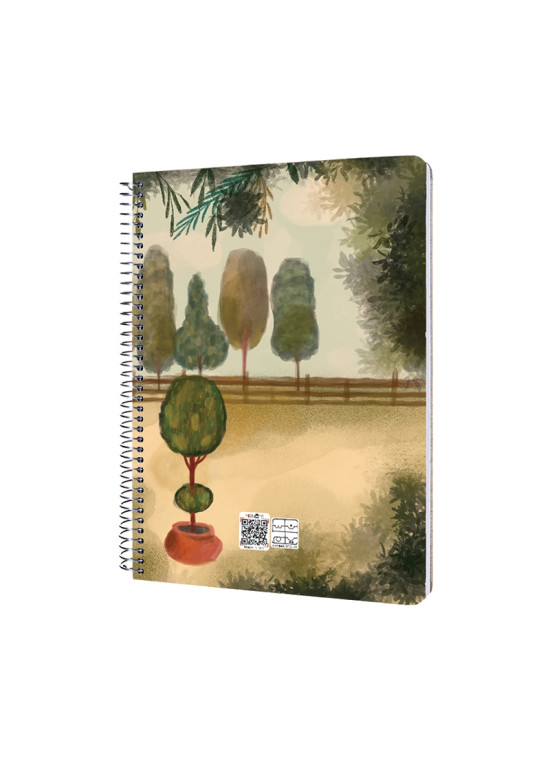 سررسید سیمی ۱۴۰۵ کد ۱۰۸ طرح دختر گل فروش | مستر نوت