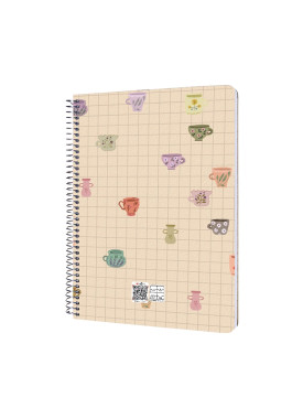 سررسید سیمی سال 1405 کد 111 طرح فنجان و آرامش