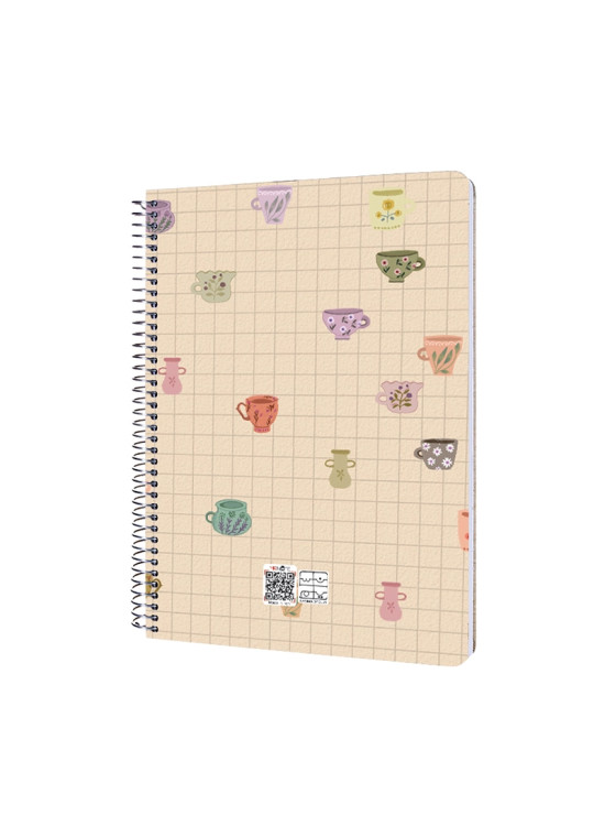 سررسید سیمی ۱۴۰۵ کد ۱۱۱ طرح فنجان و آرامش | مستر نوت