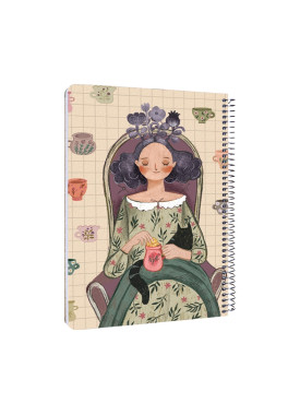 سررسید سیمی سال 1405 کد 111 طرح فنجان و آرامش