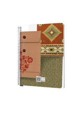 سررسید سیمی سال 1405 کد 113 طرح قالیچه پرنده