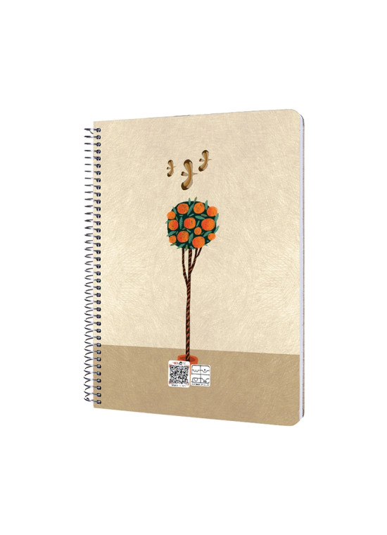 سررسید سیمی ۱۴۰۵ کد ۱۱۵ طرح دختر و روباه | مستر نوت