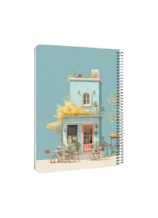 سررسید سیمی سال 1405 کد N-16 طرح کافه یونانی